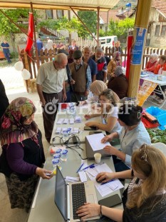 MUDURNU TAŞÇILAR KÖYÜNDE SAĞLIK TARAMASI YAPILDI