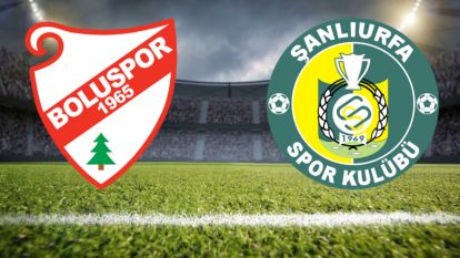 BOLUSPOR ŞANLIURFASPOR'U AĞIRLIYOR
