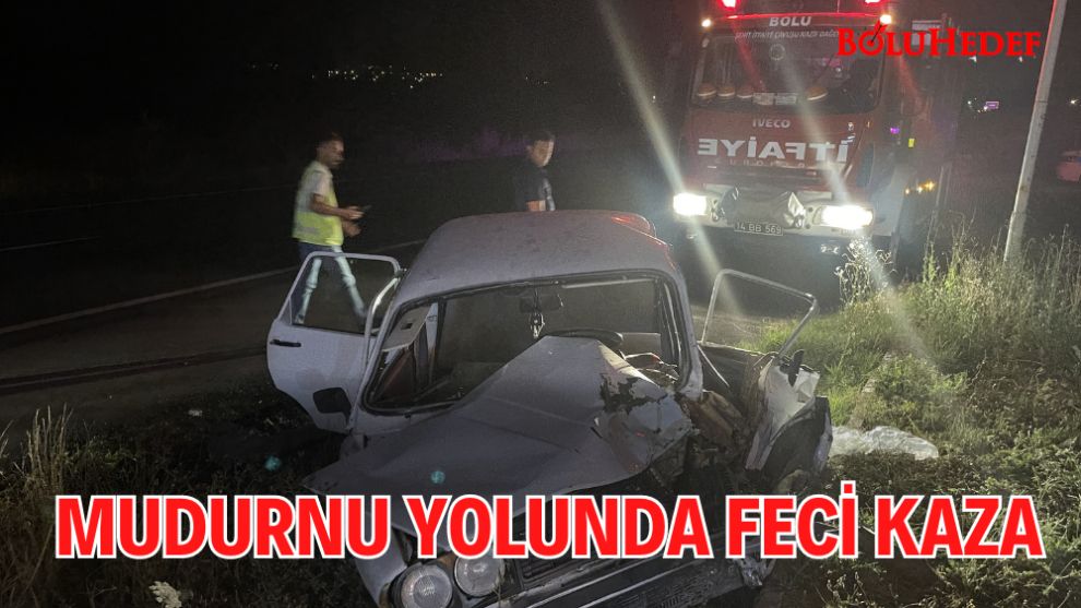 MUDURNU YOLUNDA FECİ KAZA