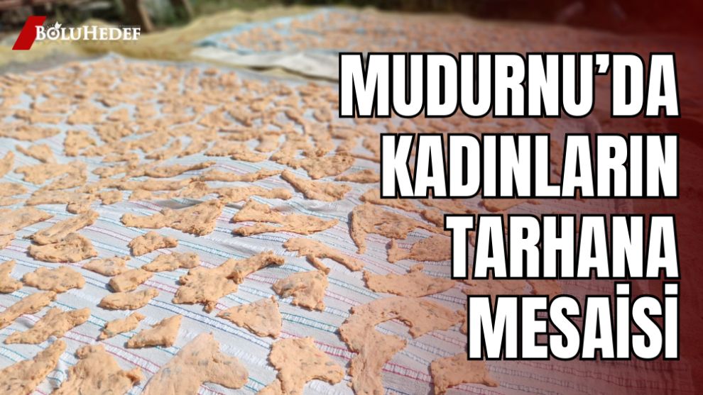 MUDURNU’DA KADINLARIN TARHANA MESAİSİ