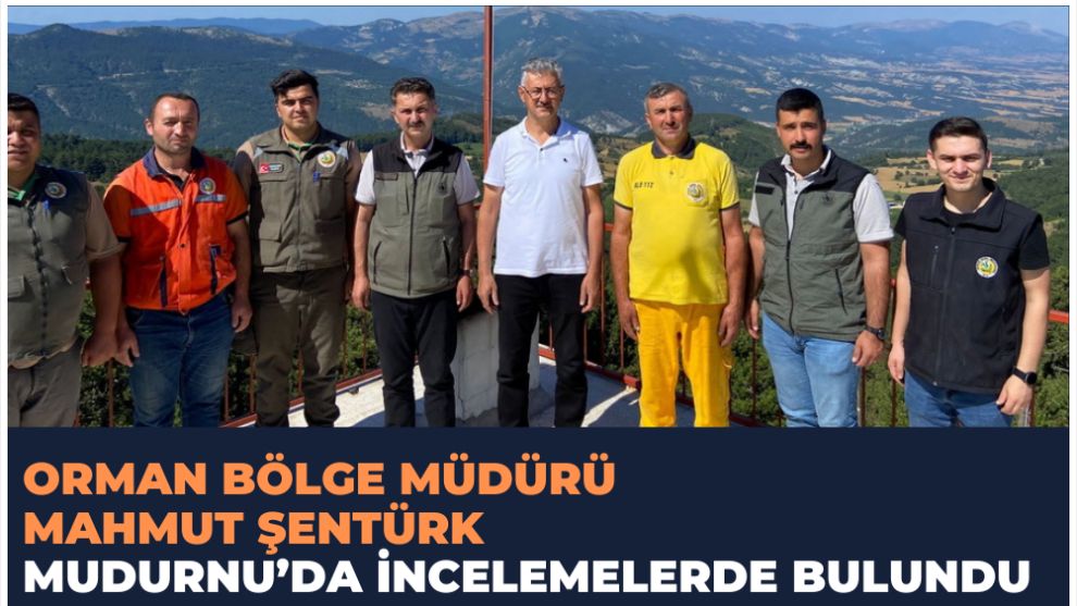 ORMAN BÖLGE MÜDÜRÜ MAHMUT ŞENTÜRK, MUDURNU’DA İNCELEMELERDE BULUNDU
