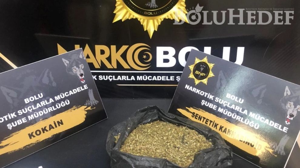 YOLCU OTOBÜSÜNDE  UYUŞTURUCU BULUNDU
