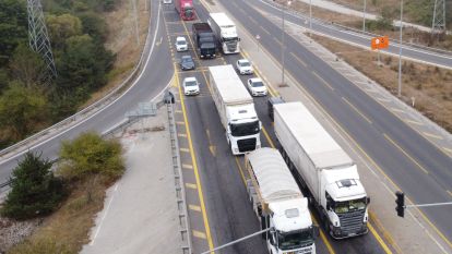 Alternatif güzergahta trafik yoğunluğuna neden oldu