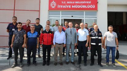 Bolu Belediyesi İtfaiyesi'nden İlçe ve Belde İtfaiye Erlerine Eğitim