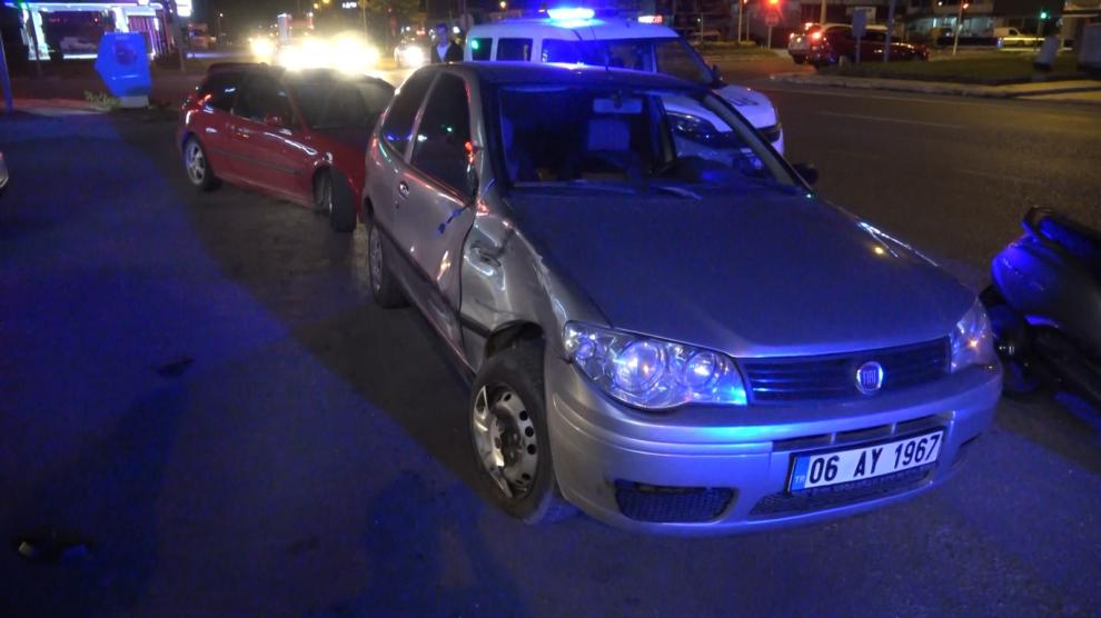Düzce’de otomobile çarpan motosikletteki 2 kişi yaralandı