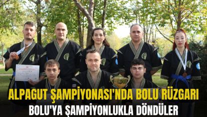 BOLU'YA ŞAMPİYONLUKLA DÖNDÜLER