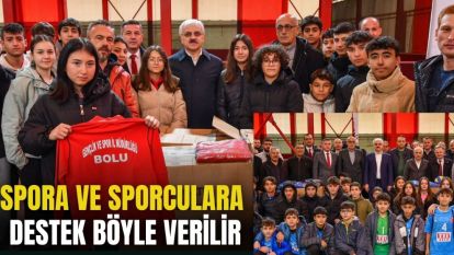 SPORA VE SPORCULARA DESTEK BÖYLE VERİLİR