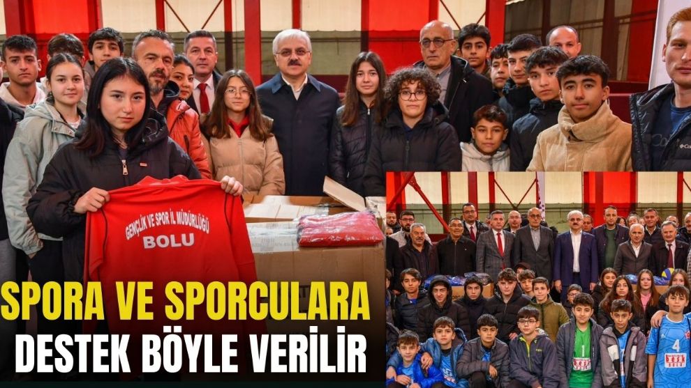 SPORA VE SPORCULARA DESTEK BÖYLE VERİLİR