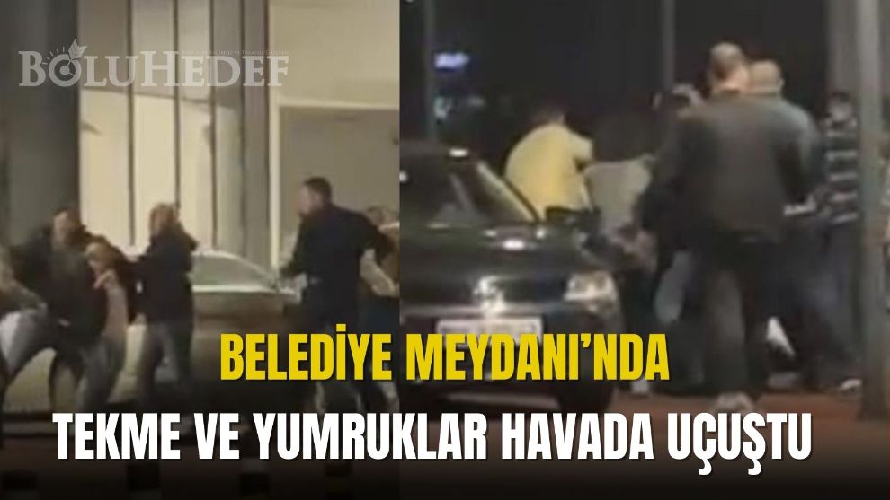 TEKME VE YUMRUKLAR HAVADA UÇUŞTU