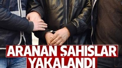 Aranan şahıs kıskıvrak yakalandı