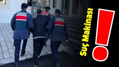 Suç makinası tutuklandı