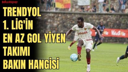 TRENDYOL 1. LİG'İN EN AZ GOL YİYEN TAKIMI BAKIN HANGİSİ