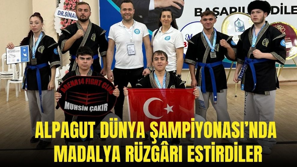 ALPAGUT DÜNYA ŞAMPİYONASI'NDA MADALYA RÜZGÂRI ESTİRDİLER