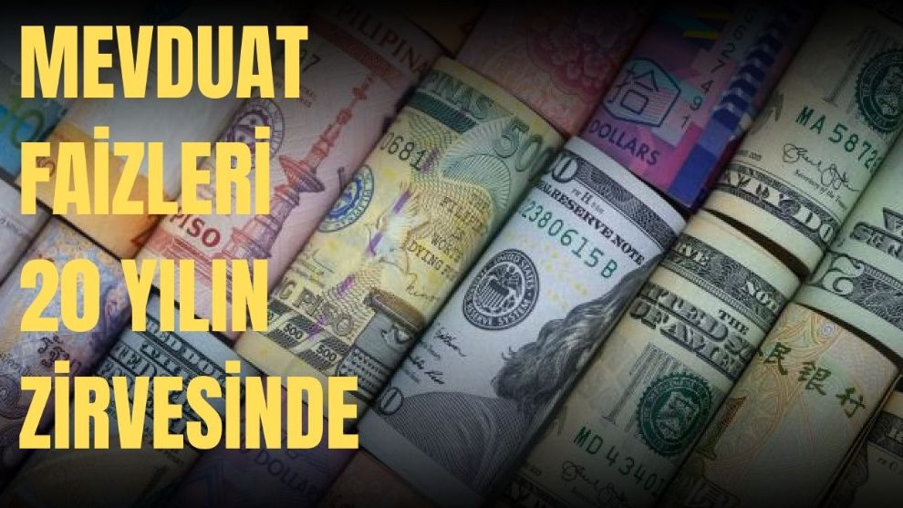 Mevduat faizleri 20 yılın zirvesinde! 500 bin lira yatıran aylık 19 bin lira geri alıyor
