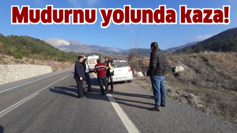 Mudurnu yolunda kaza!