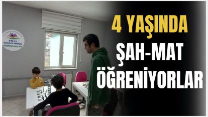 4 YAŞINDA ŞAH - MAT ÖĞRENİYORLAR