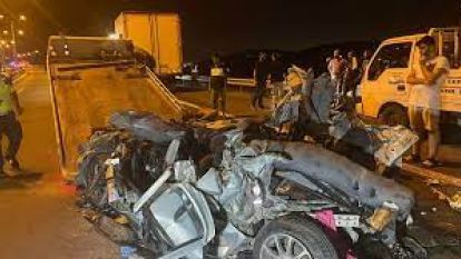Dağyolu'nda kaza: Bariyerlere çarpıp takla attı