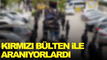 KIRMIZI BÜLTENLE ARANAN 56 KİŞİ “KAFES 28 OPERASYONU" İLE YAKALANDI