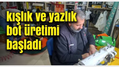 Kışlık ve yazlık kayak botu üretimleri arttı