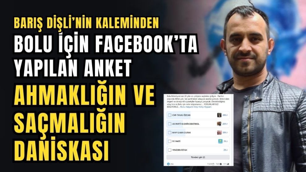 Bolu İçin Facebook'ta Yapılan Anket !!!