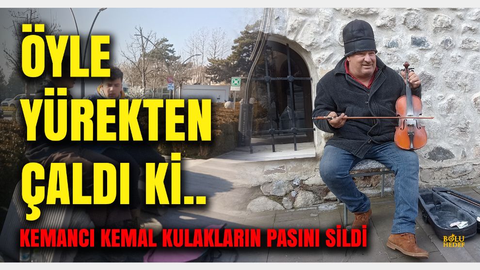 Bolu'da İzzet Baysal caddesinden her gün geçiyoruz güzel seslerini duyuyoruz: Peki kim onlar?
