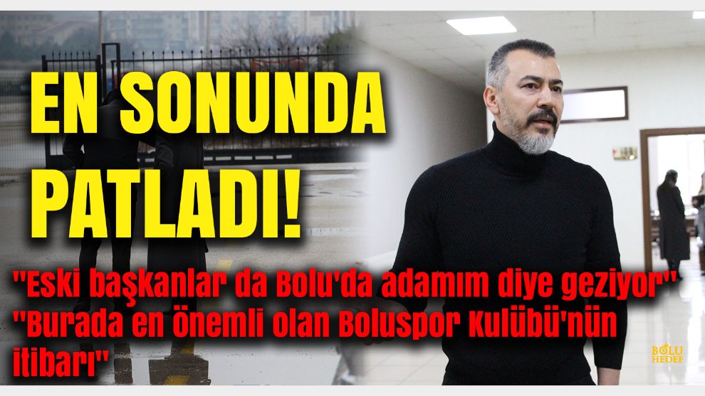 Boluspor'un kapısına icra memurları dayandı, Başkan Abak küplere bindi