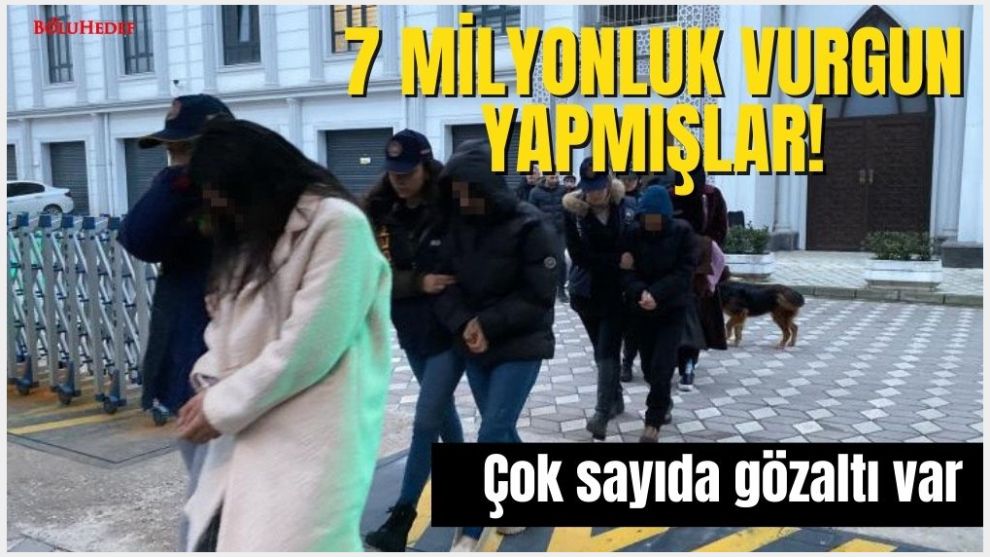 Çok sayıda gözaltı var