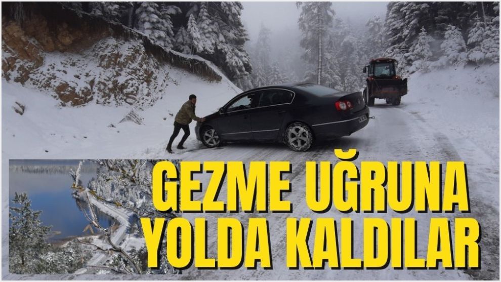 GEZME UĞRUNA YOLDA KALDILAR