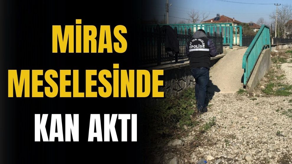 MİRAS MESELESİNDE KAN AKTI