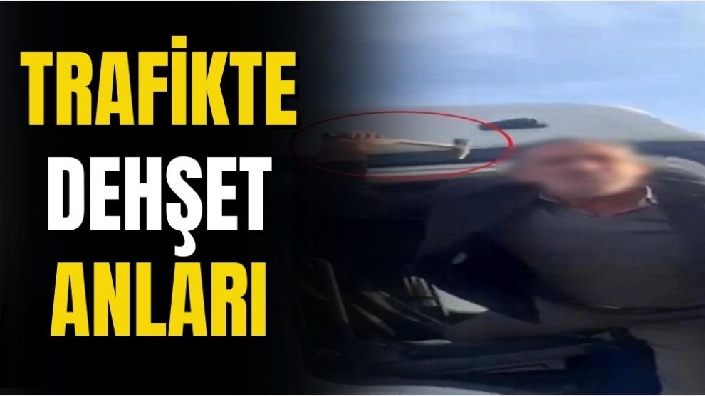 Trafikte tartıştığı adama çekiçle saldırdı