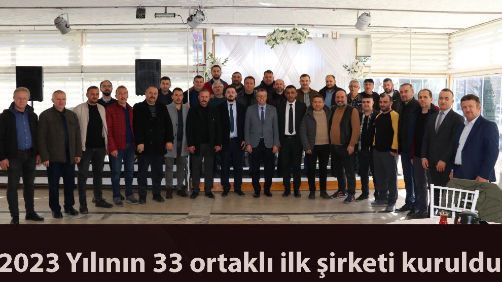 2024 yılının çok ortaklı ilk şirketi 33 ortaklı