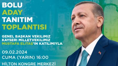 Ak Parti  Hilton Otelde Aday açıklıyor…