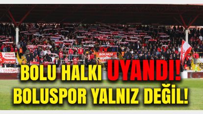 Bolu Halkı uyandı: Boluspor Kocaelispor maçında tribünler canlandı
