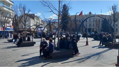 Bolu'da havalar yaz mevsimini aratmıyor.