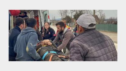 İnşaatın 4. katından düştü, yaralandı...