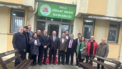 İyi Parti Belediye Başkan Adayı Mansur Şen ve Partililer Ziraat Odasında…