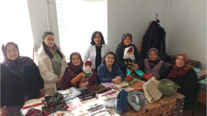 Kıbrıscık'ın eli öpülesi ninelerinin, el işleri kapışılıyor
