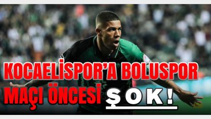 Kocaelispor'da Douglas Tanque Şoku: Boluspor Maçı Öncesi Transfer Sürprizi