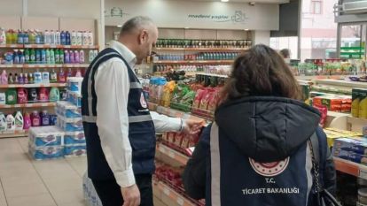 Ramazan öncesi Ticaret il Müdürlüğünden marketlere baskın...