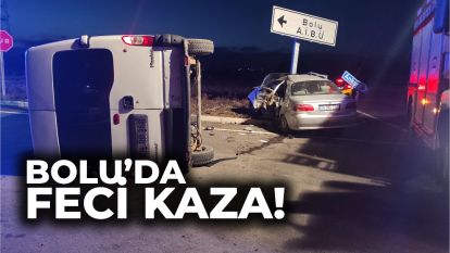 Son dakika: Bolu'da feci kaza!