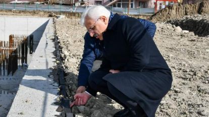 Vali Kılıç, 250 Yataklı Hastane İnşaatında İnceleme yaptı