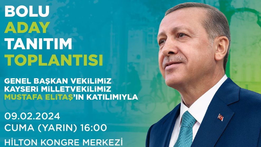 Ak Parti  Hilton Otelde Aday açıklıyor…