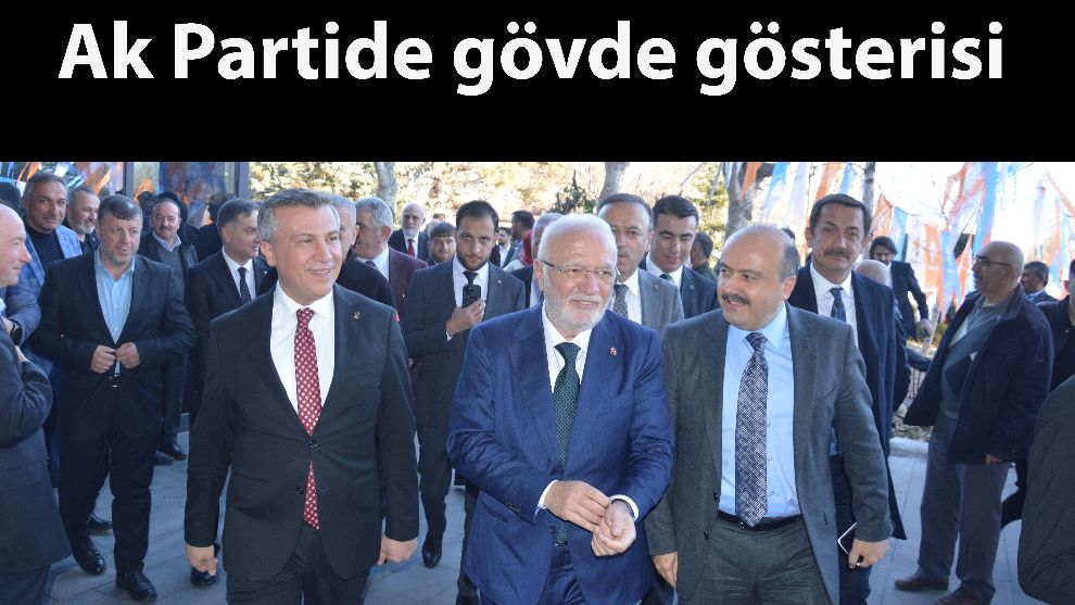 Ak Parti'de gövde gösterisi…