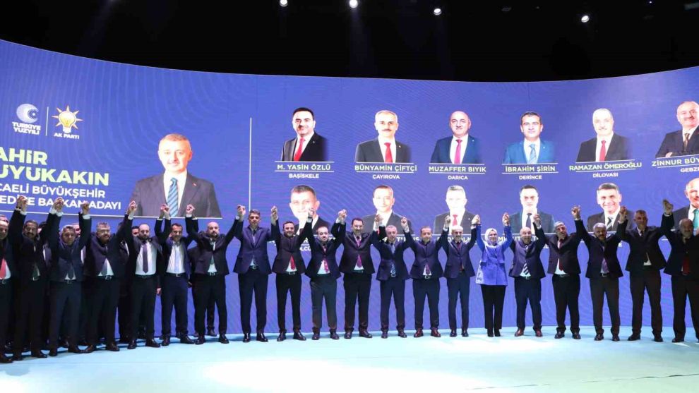 Kocaeli’nin AK Parti belediye başkan adayları tanıtıldı