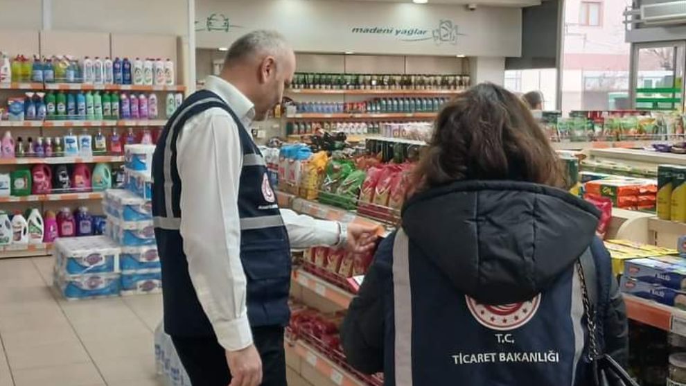 Ramazan öncesi Ticaret il Müdürlüğünden marketlere baskın...