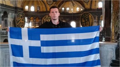 Ayasofya'da provokasyon!