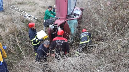 ÇORUM'da meydana gelen trafik kazasında aynı aileden dört kişi yaralandı.