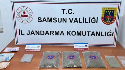 Evinde 1 kilo bonzaiyle yakalanan şüpheliye gözaltı