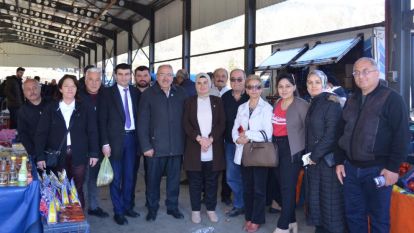 İYİ PARTİ TEŞKİLATLARI GÖKÇESU'YA ÇIKARTMA YAPTI