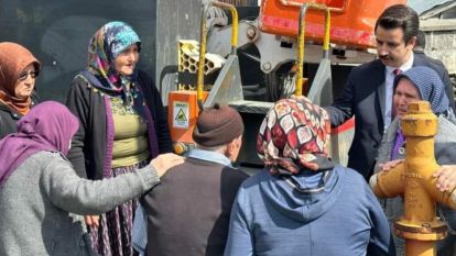 Mudurnu Kaymakamı Yangın Mahallinde